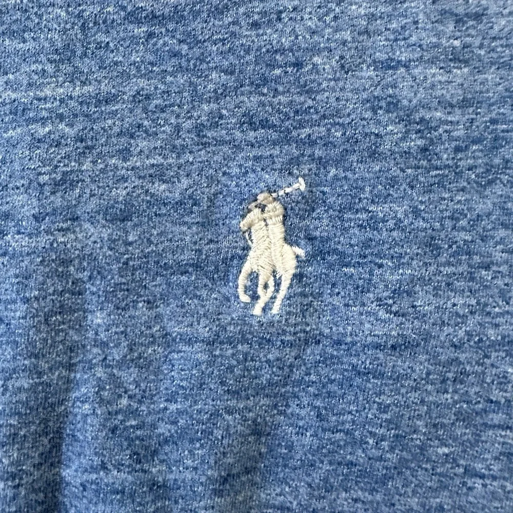 Polo Ralph Lauren Men's Long Sleeve T-Shirt Small Blue W/White Pony Casual‎